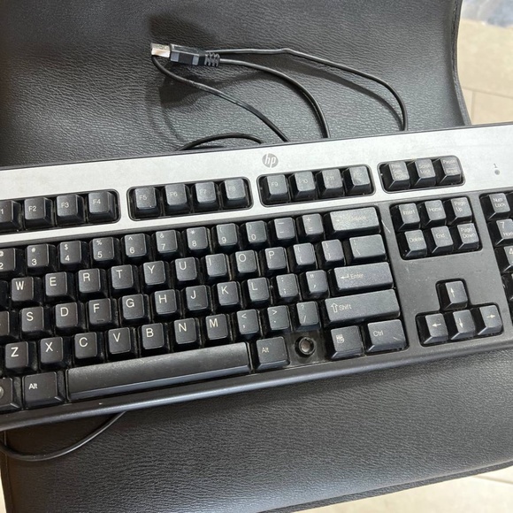 HP Hewlett Packard KU-0316 Black/Silver - Picture 2 of 5